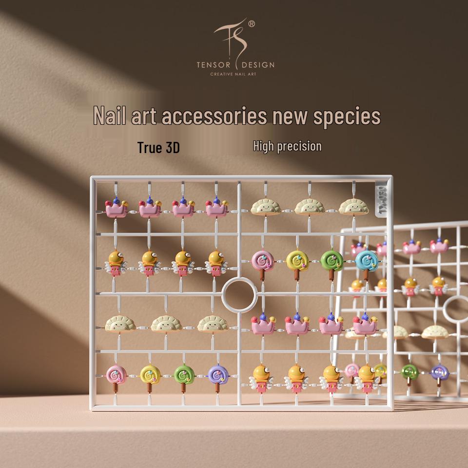 

TENSOR Carved Resin Nail Art Decorations - TX030