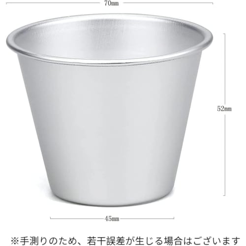 10 Mini Aluminum Pudding Molds, Cake Molds for DIY Cooking, Pudding Cups, Tart Molds, Muffin Cupcakes (10 pieces)