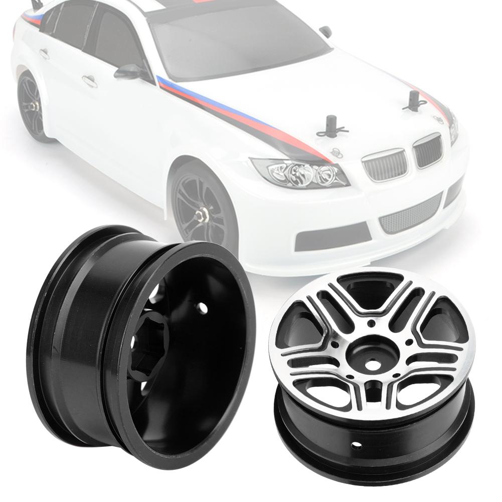 4 pcs 1.9inch Wheel Rim for Traxxas TRX4 SCX10 D90  HSP  HPI 1:10 RC Car Toy Accessoriesblack