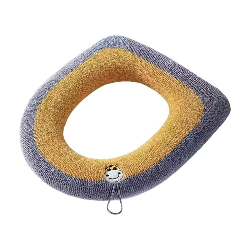 Pack Of 10 Thick Toilet Lid Cover For Home Bathroom NonSlip Design Quick Cleaning Toilet Seat Cover for Family Household