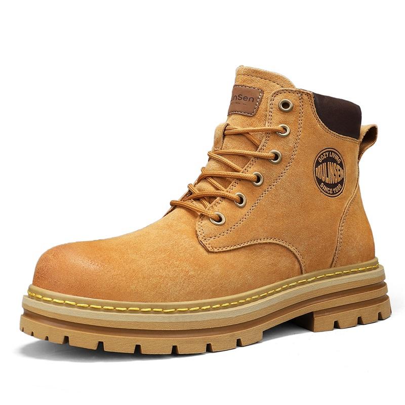 

Men s Tough Guy Boots (Outdoor Retro·Fashion Youthful·Understated Steady·Simplified Shoe Shape) Comfortable Soft Sole Non slip Design Fashion Style Da 39