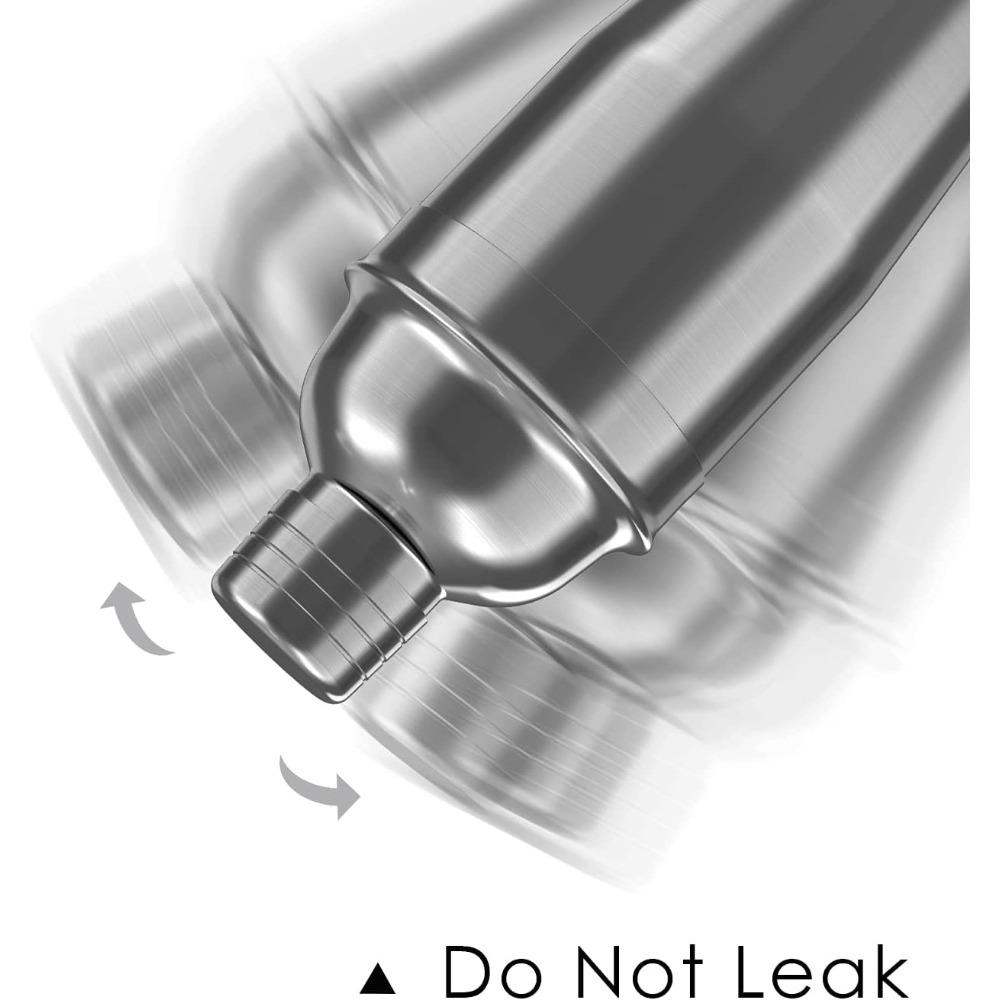 350/550/750ml Barware Food Grade Stainless Steel Cocktail Shaker Cocktail Mixer Wine Martini Shaker Leakproof Whiskey Shaker