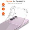 Clear Case for Samsung Galaxy A05 A05S A15 A25 A35 A55 A04 A04S A14 A24 A34 A54 A04E Soft TPU Bumper Fit Full Protective Shockproof Transparent Cove