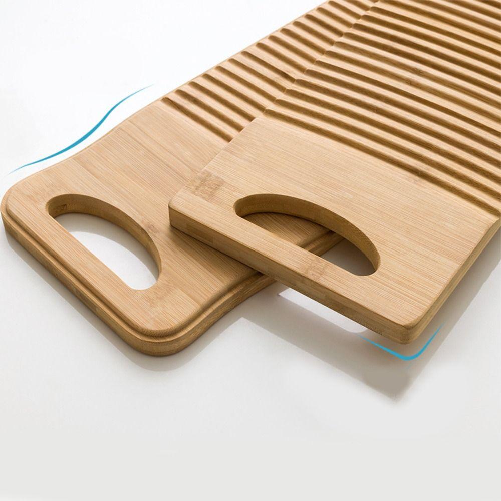 Easy to Use Laundry Cleaning Board with Hanging Hole Scrub Board Wooden Washboard  Laundry Room