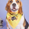 Halloween Pet Dress Up Saliva Towel Printed Dog Triangle Towel Dog Bib Pet Decorative Scarf