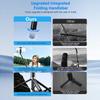 Bluetooth Selfie Stick Tripod: Anti-Shake, Automatic Retractable, Portable Remote Control Phone Holder for Travel.