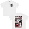 Anime Attack On Titan Wears Mikasa Ackerman Eren Jaeger Wings of Freedom Graphic Fashion Tee Tops Funny Clothing Summer Clothes