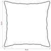 Pillow 2 pcs White 60 x 60 cm Bamboo Fiber