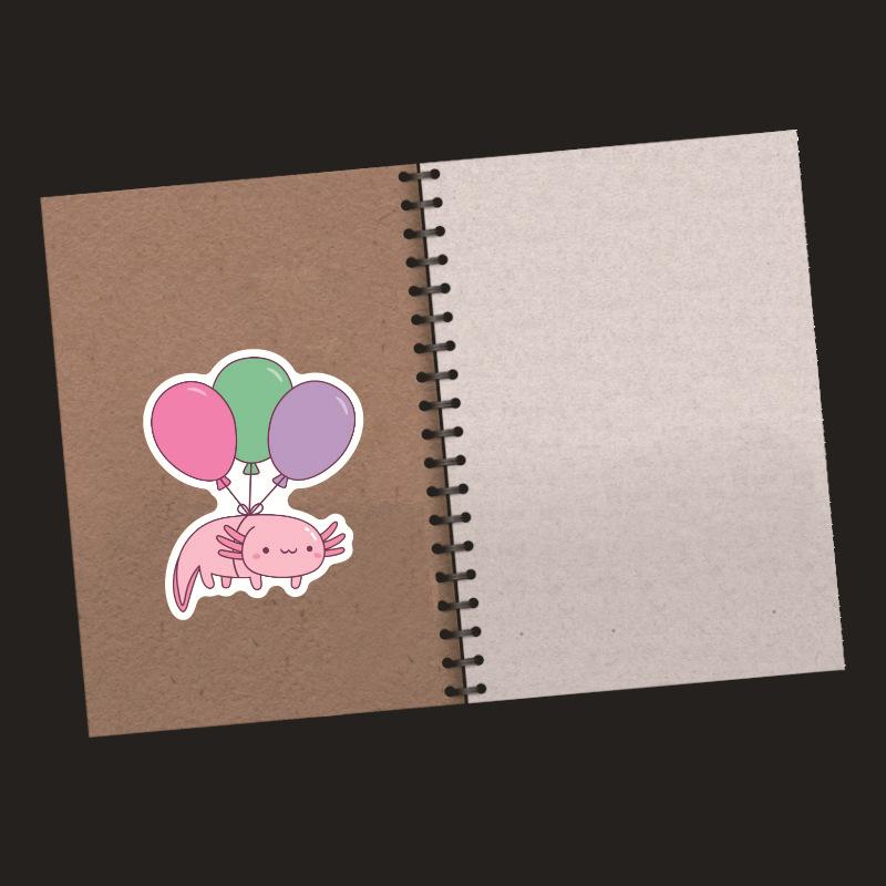 50Pcs Cute Animal Axolotl Graffiti Stickers Cartoon Decals  Diy Diary Scrapbook