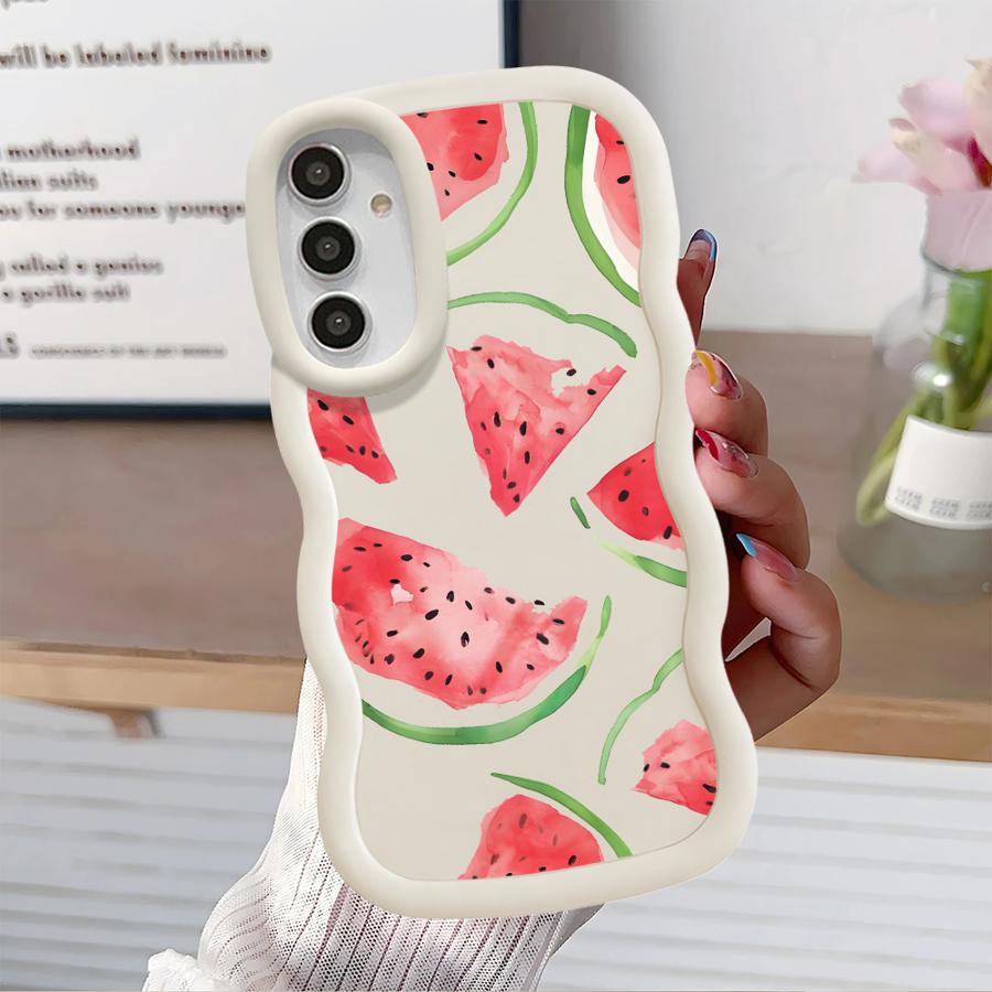 Case for Samsung Galaxy A52 A55 A06 A50 A02s A30 A51 A73 A20 A05 A03 A04 Soft Phone Cover Fruit Watermelon Kiwifruit