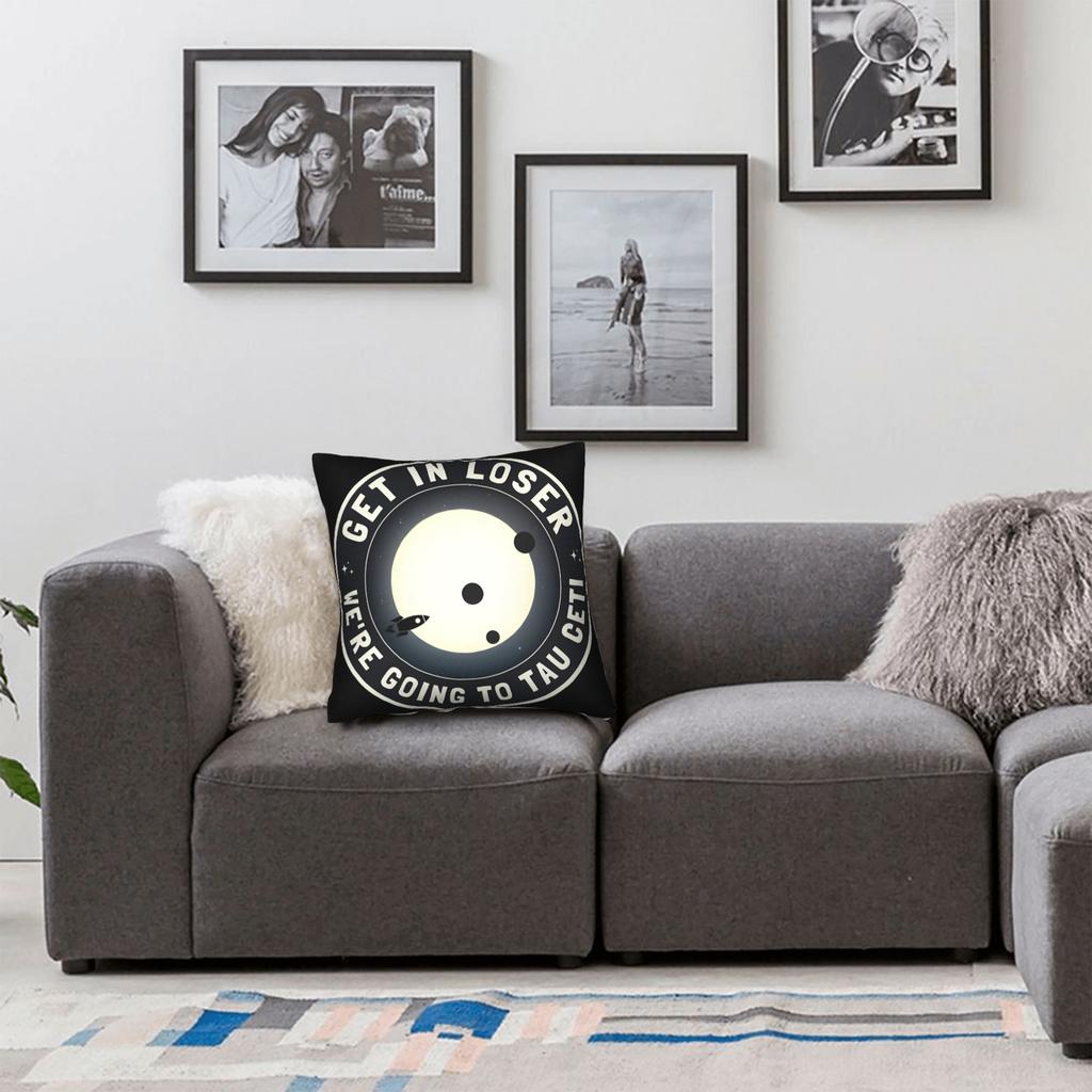 Project Hail Mary Get In Loser Pillow Case Custom Pillow Cover Kawaii Cushion Cover For Living Room Sofa