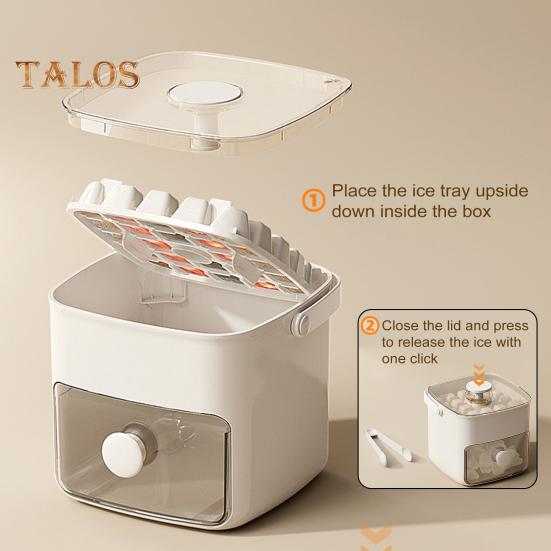 Isbitbrett med lokk for vann Frukt Cocktailer Kreativ isbitform Enkel å rengjøre Isboks for whiskykaffe