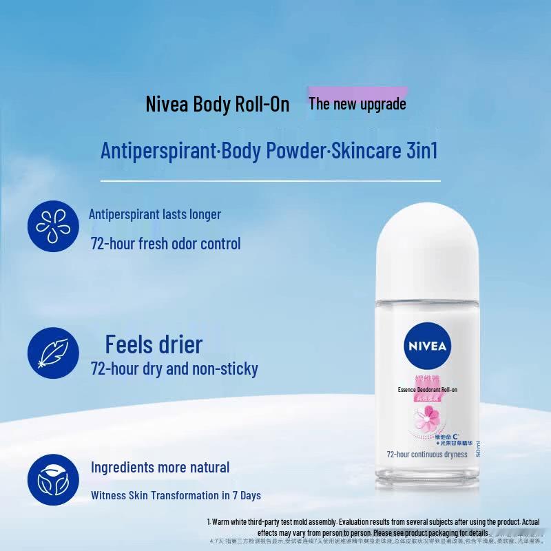 NIVEA Dry Fresh Anti-perspirant Roll-On (3-Pack)