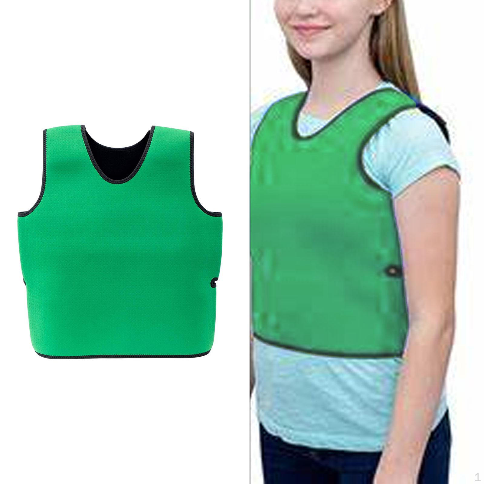 

Дети ;s Компрессионный жилет, Безрукавная накидка, Облегающий жилет для сенсорной обработки S