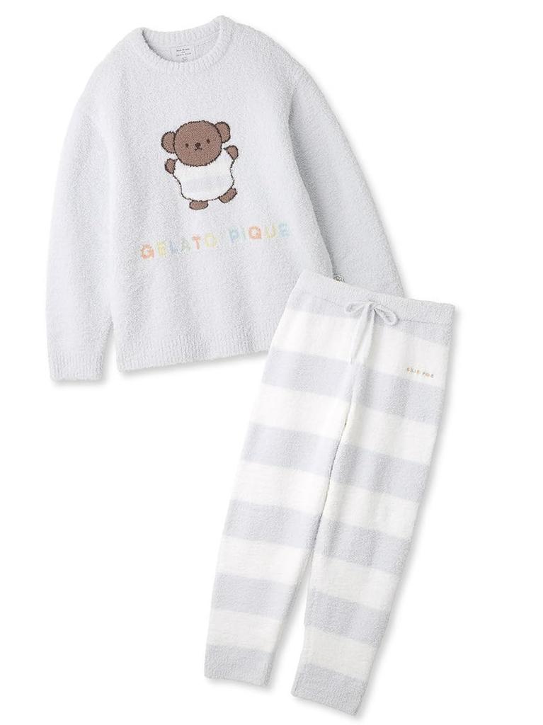 Gelato Pique DickBruna HOMME Baby Moko Pullover Long Pants Set PMNT244001 LBLU & Men's