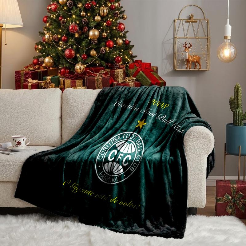 Coritiba Football Club Return Throws Blanket Flannel Blankets Plush for Couch Bed Gifts for Men Women Travel picnic blanket Christmas fan gifts