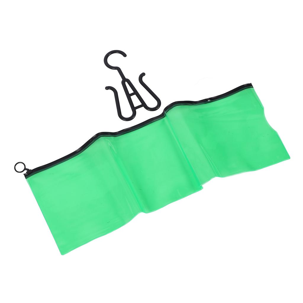 5pcs Wig Storage Bag Transparent PVC Hair Extension Holder With Hangers for Home Large Size