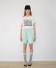 RONRON Cat Pocket Sweat Cargo Shorts Mint