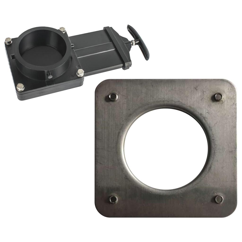 3 Inch RV Drain Sewer Assembly Metal Repair Dump Gate Valve for Caravan Trailer Exhaust Plumbing Parts