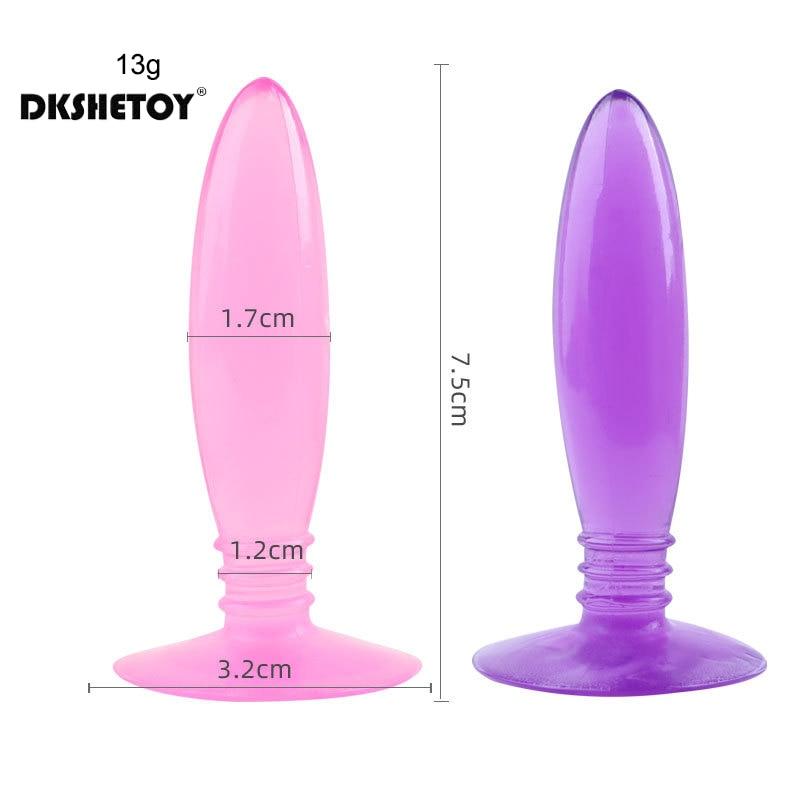 Manual Female Masturbation Device Anal Plug Silicone Simulation Penis Vibrator Portable Adults Sex Toys For Women