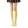 Elastic Stripes Thigh Socks For Women Breathable Long Stripes Socks Practical Overknee Stockings Casual Outfit Essential