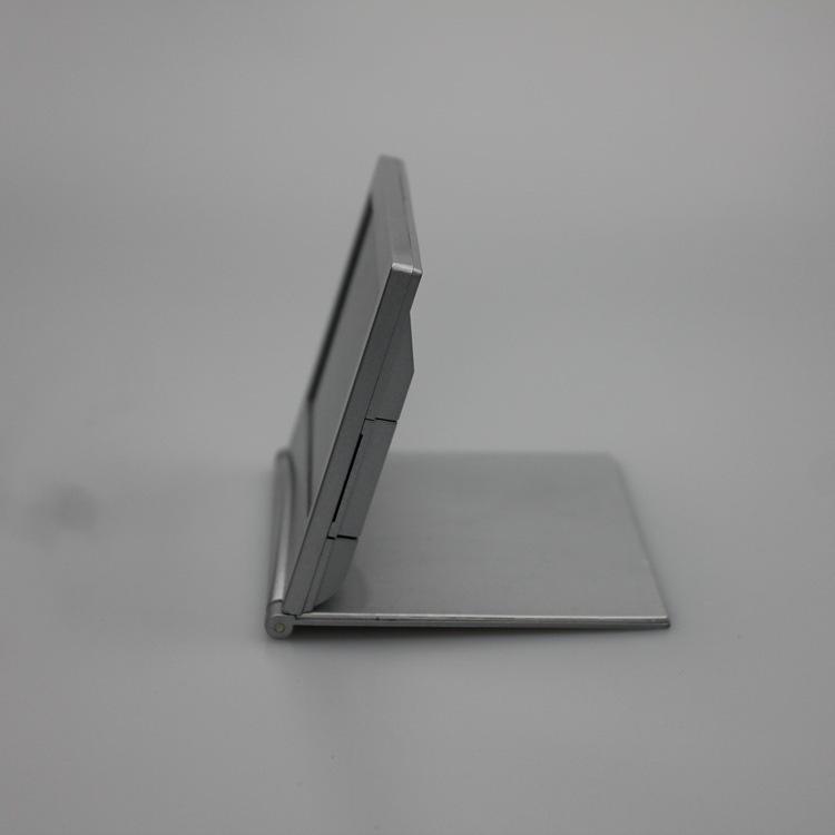 Ultra-Thin Travel Desktop Clock with Folding Calendar, Date, Temperature, and Alarm - Customizable LOGO MT-033.
