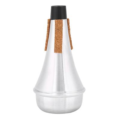 Aluminum Alloy &Cork Strip Practice Trumpet Mute Lightweight Musical Instrument Part Accessory