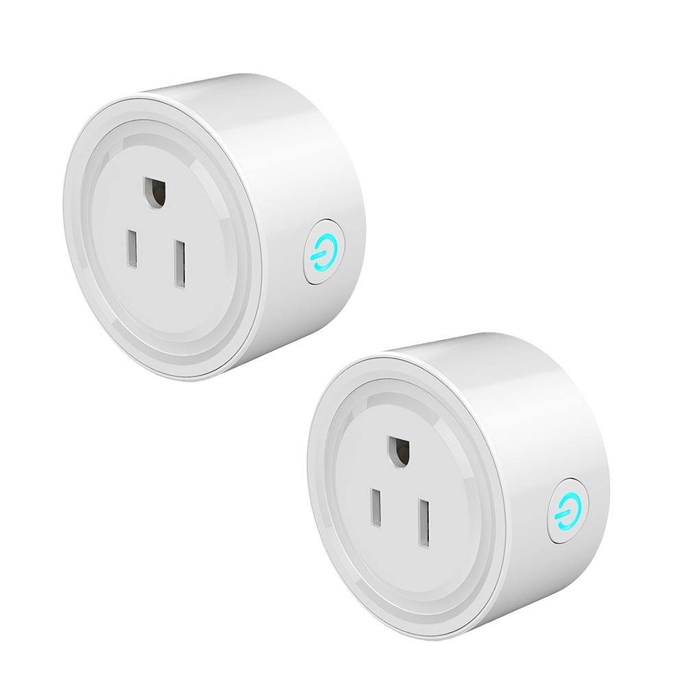 WIFI Smart Socket Mini Outlet Switch Compatible with Alexa Remote Control by Smart Phone (US Specification)