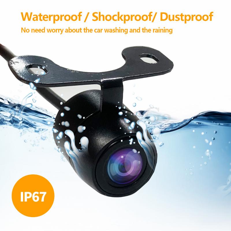 Car Backup CCD Front Rear View Camera 170 Degree Wide Angle Waterproof Without Guide Line Auto Parking Sensor System