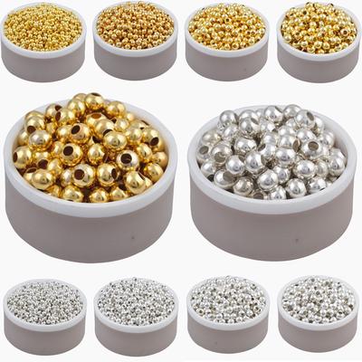 3 4 5 6 8 mm Space Loose Beads for Diy Náhrdelník na výrobu šperkov perly