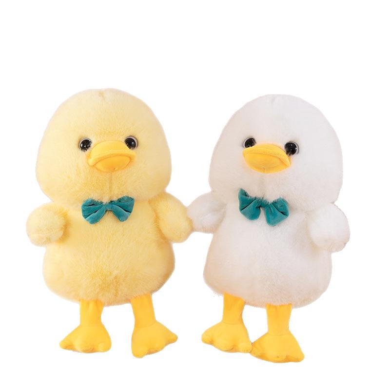 Tie Bow Cute Cartoon Duck Animal Plush Toy For Children And Collectors Toy