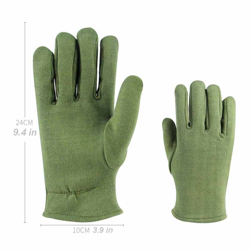 

Men Work Warmth Gloves Soft Flannelette Driver Farm Garden Welding Security Protection Safety Mechanic Glove зелёный