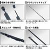 Daiwa M130 Hole Fishing Rod for Pier Fishing Lightweight Durable Fishing Gear
