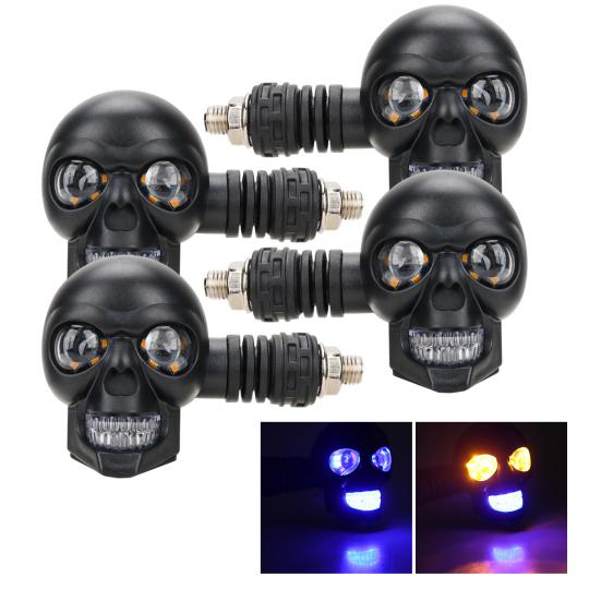2/4Pcs Clear Turn Signal Light Long-Lasting Performance Easy Installation Universal