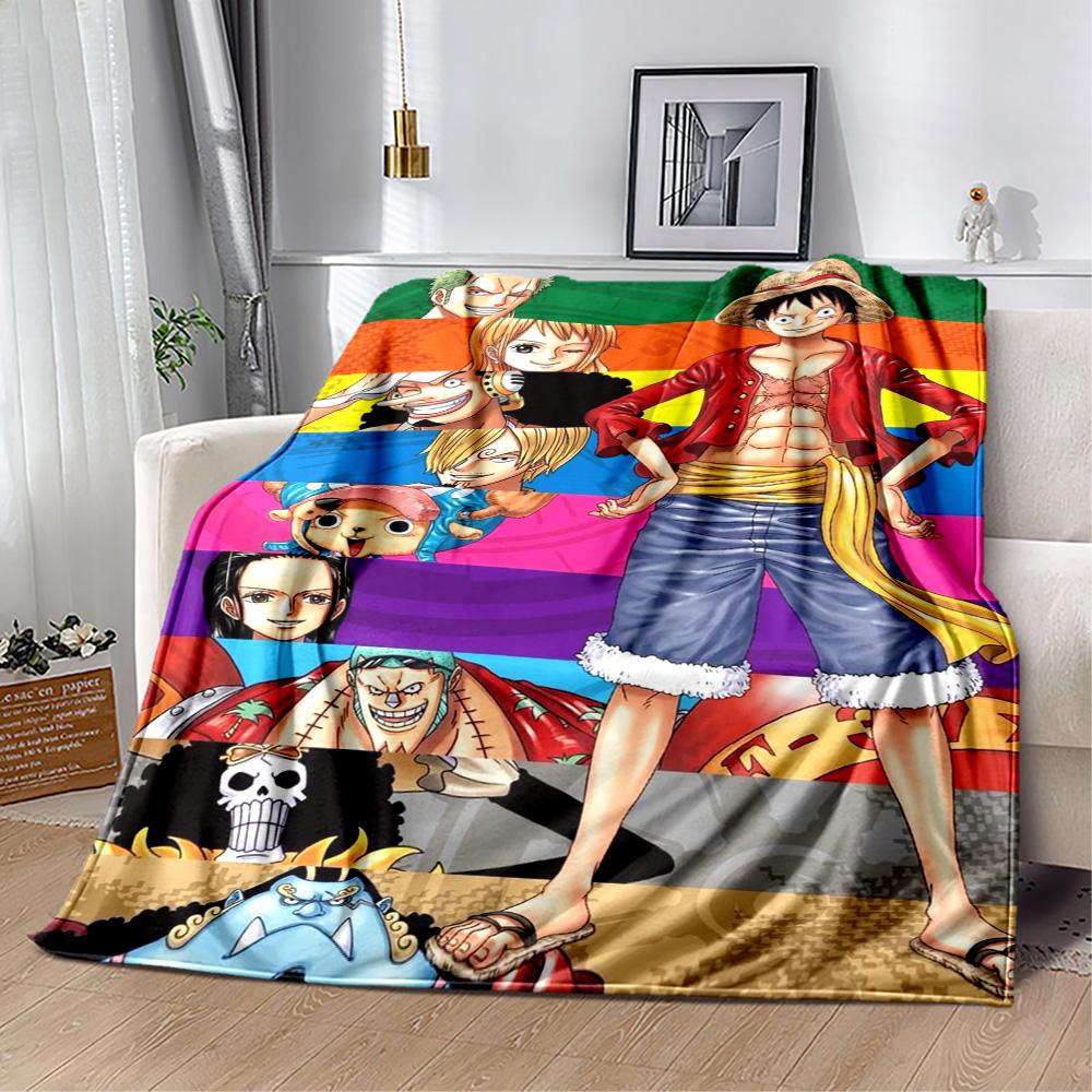 One Piece Adventure Suitable Blanket for Offices, Travel, Living Rooms Also a Good Gift for Friends and Family Suitable for All Seasons.