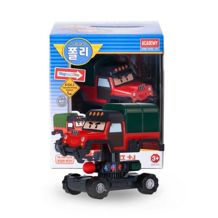 [Robocar Poli] Transformation Robot Deluxe Polly/Poacher/Mark/Helly/Bucky/Keaton/Droney/Sandy (4inch Size) Korean Toys