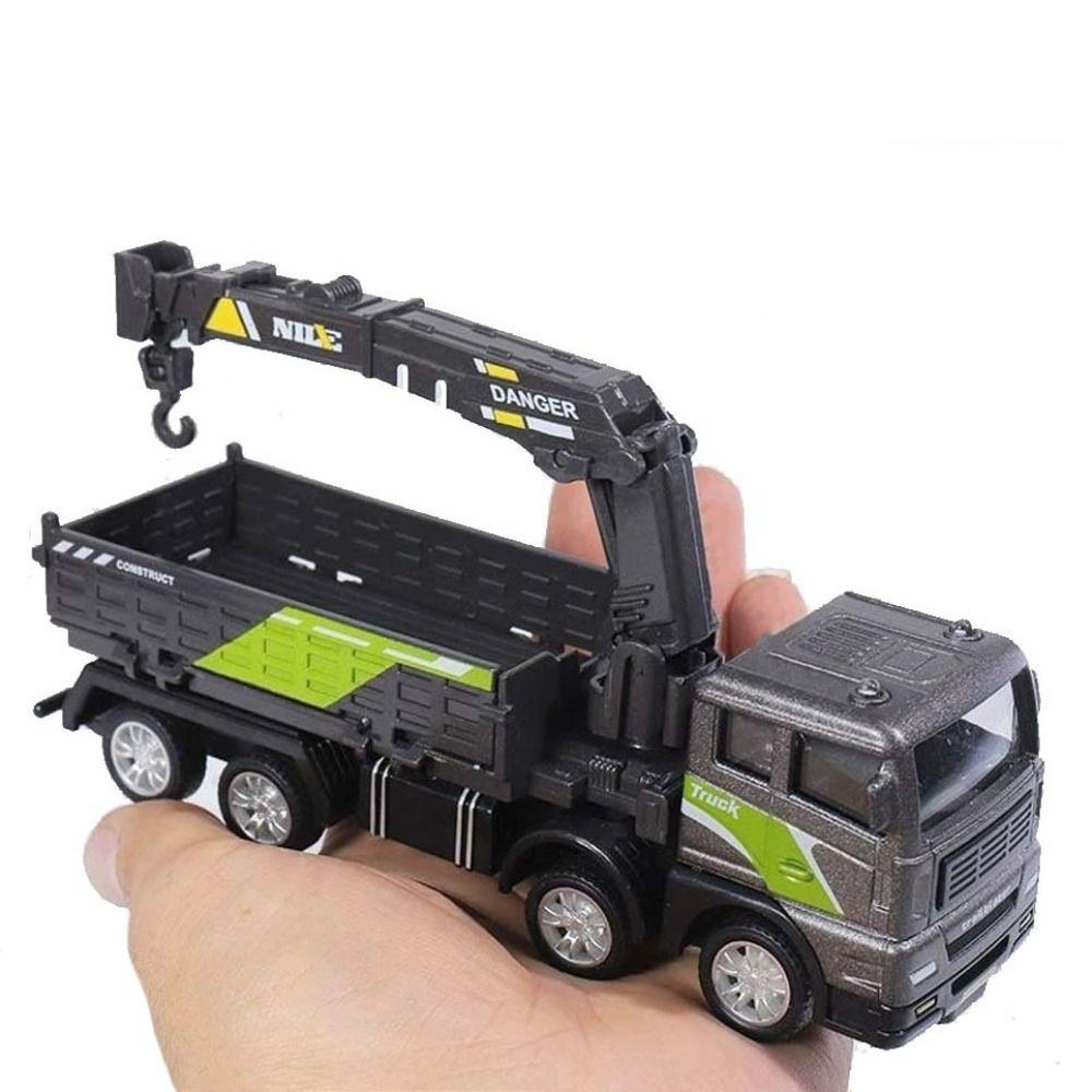 Bulldozer Forklift Crane Truck Toys Simulation Vehicle Excavator Engineering Car Model  Xmas Gifts