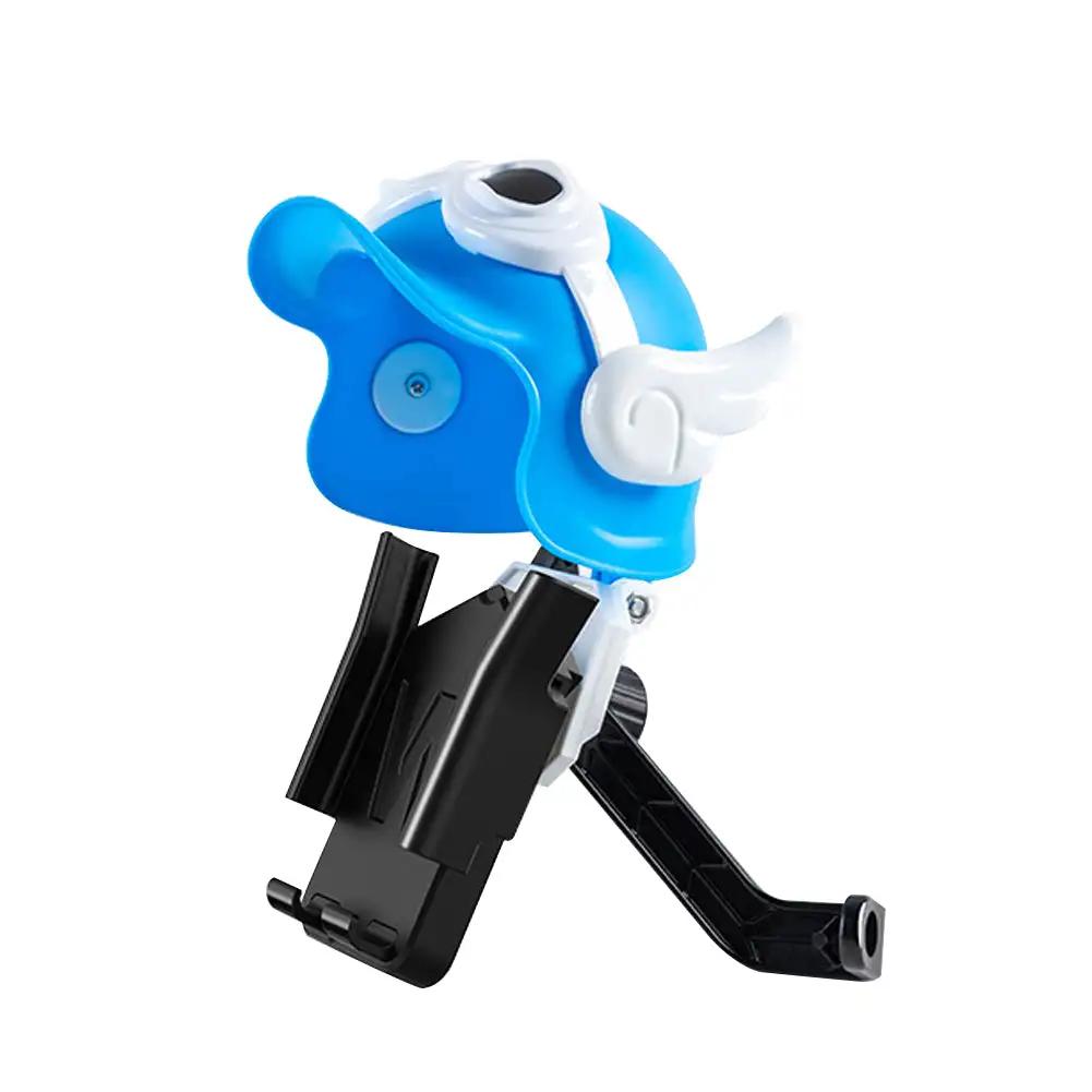 Motorcycle Mobile Phone Holder Universal Bicycle Navigation Brackets Sunshade Holder Waterproof Retro Small Helmet Rider Bracket