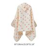 Infant Hooded Towel Gauze-Cotton Breathable Bathrobe Print Summer Sun-proof Cloak Bath Towel Gender Neutral Soft Towel