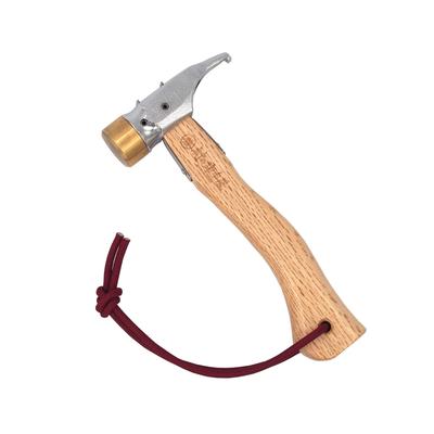 ELLISSE Geschmiedeter Gehärteter Heringhammer ELLISSE Hering Ultimativer Hammer Kurz (Messingkopf x Chrom) HERGESTELLT IN JAPAN