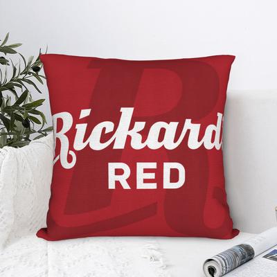 Red R-Rickard Beer Pillow Case Comfy Pillow Cover For Living Room Sofa Retro Trendy Pillowcases