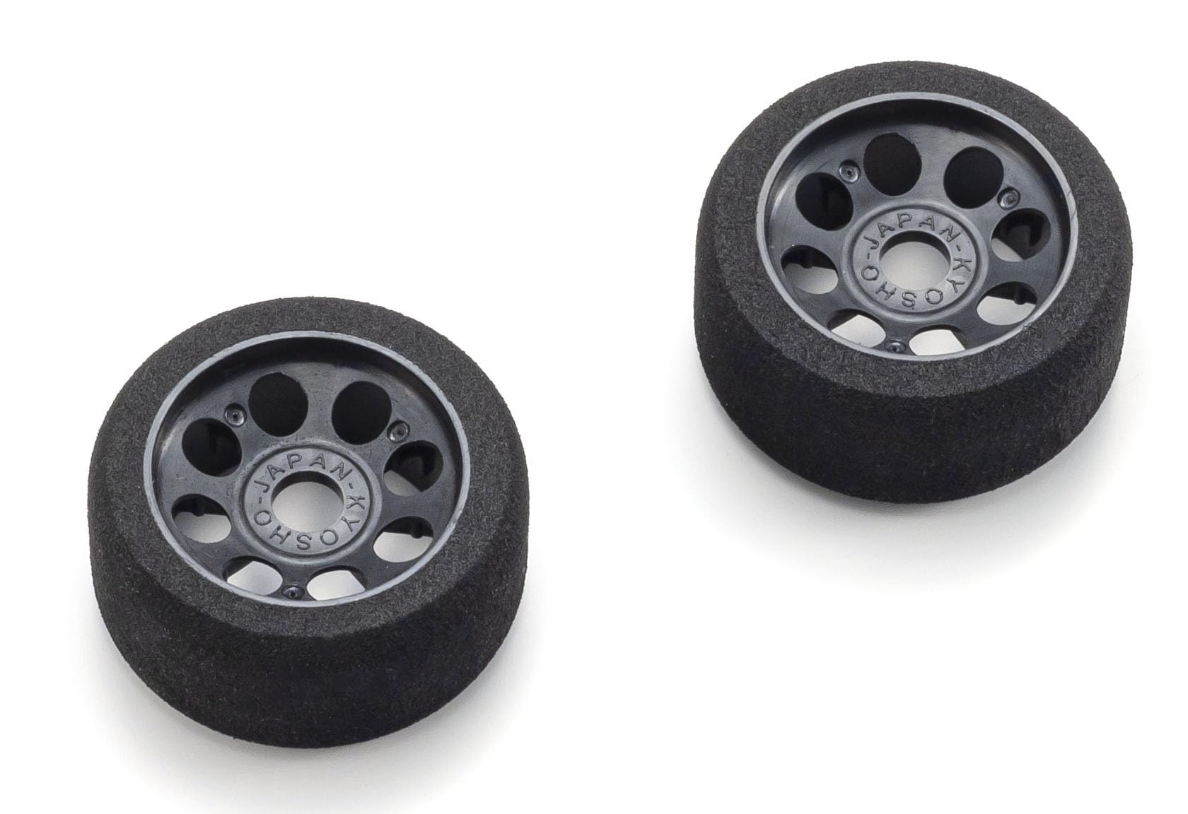 

Kyosho Front and Shaped RC EFTH001BK Tires, H38°, Pre-glued (2-Pack/Black/Phantom EP) Tires,