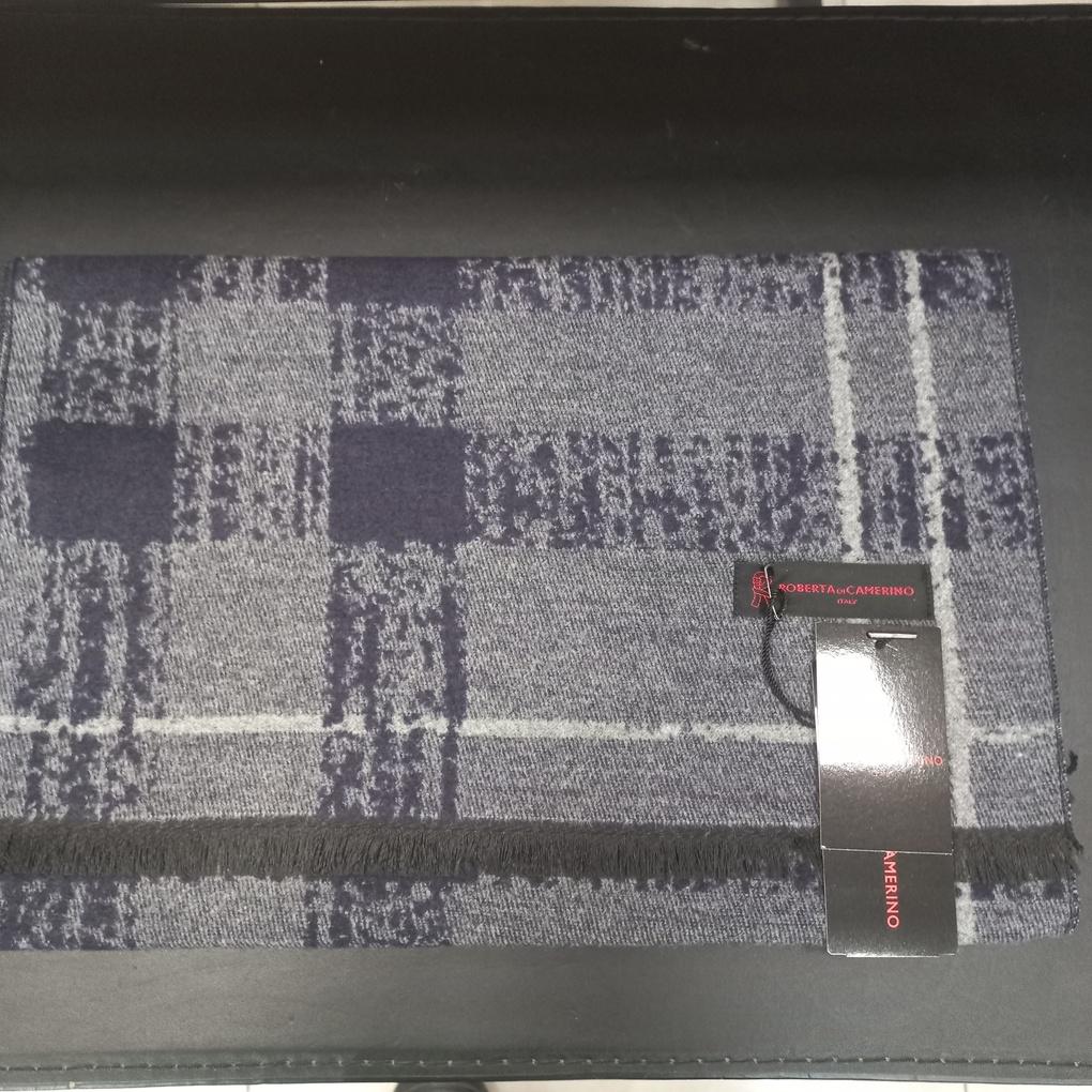 Men's Winter TR Fleece Geometric Print Muffler RN4C093