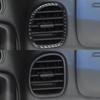 2x Carbon Fiber Co-Pilot Air Vent Frame Sticker For Chevrolet Corvette C5 99 00