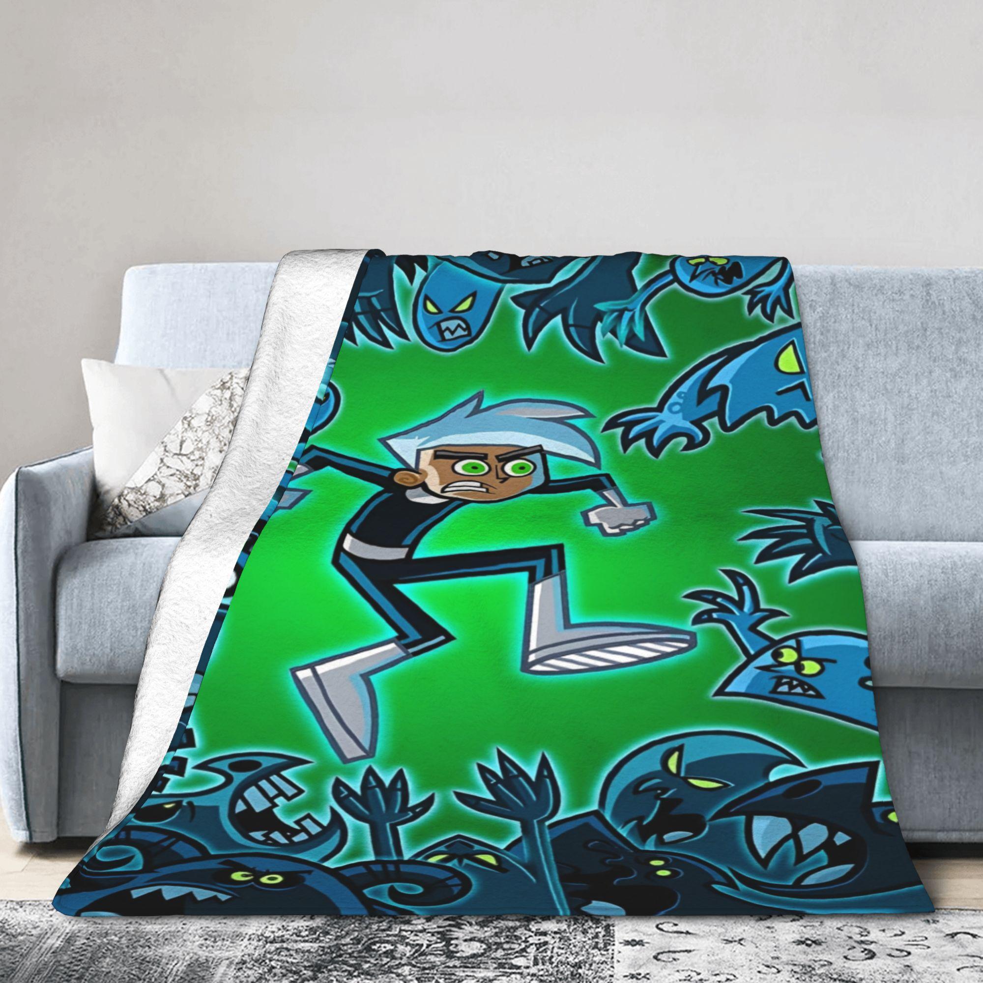 Dannys Phantoms Merch Blankets Soft Flannel Throw Blanket Comfortable Quilt 75X95CM