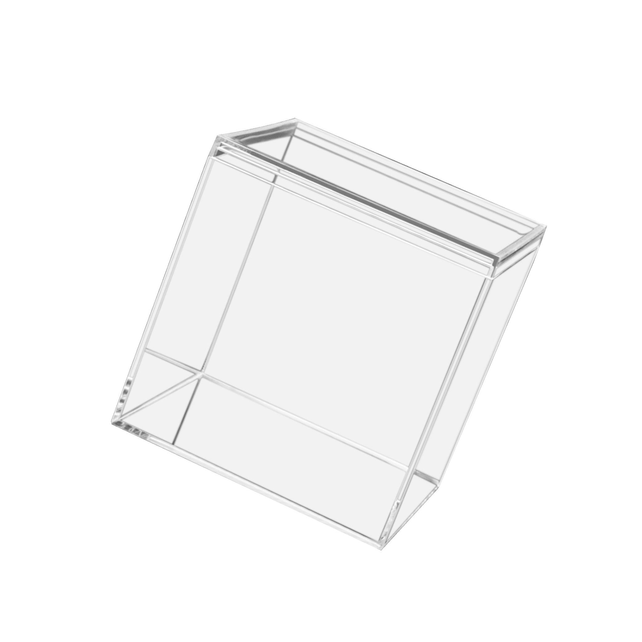 Acrylic Storage Box Container Candy Snack Boxes Stackable for Home 10cmx10cmx10cm 7.5 x 7.5 x 7.5cm
