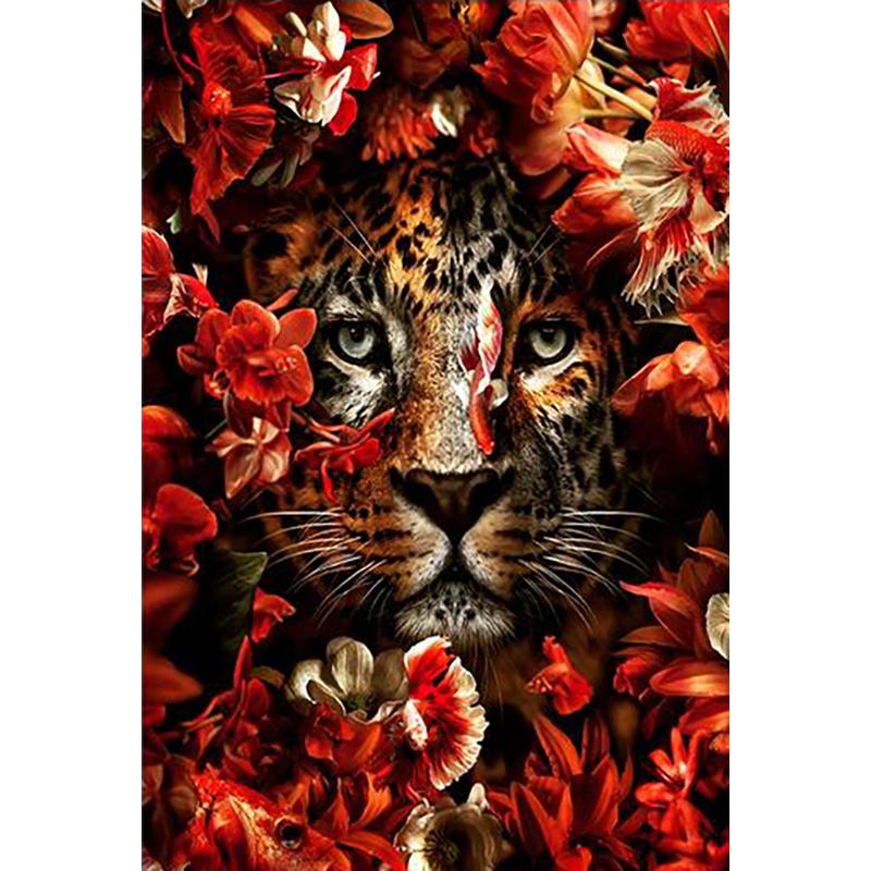 Diy 5D Deer Flower Butterfly Full Round Drill Cartoon Diamond Painting Cross Stitch Kits Art Animal Paint By Diamond Home Decor