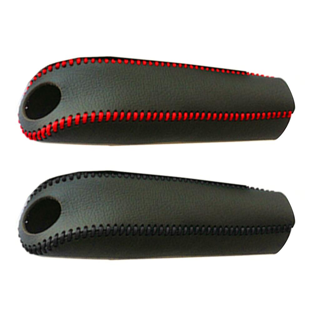 Copertura Freno a Mano in Pelle per Cambio Auto Interno per Volkswagen VW Passat B7 B8 Bora POLO GOLF 6 7 Jetta MK6 RS Honda Universale