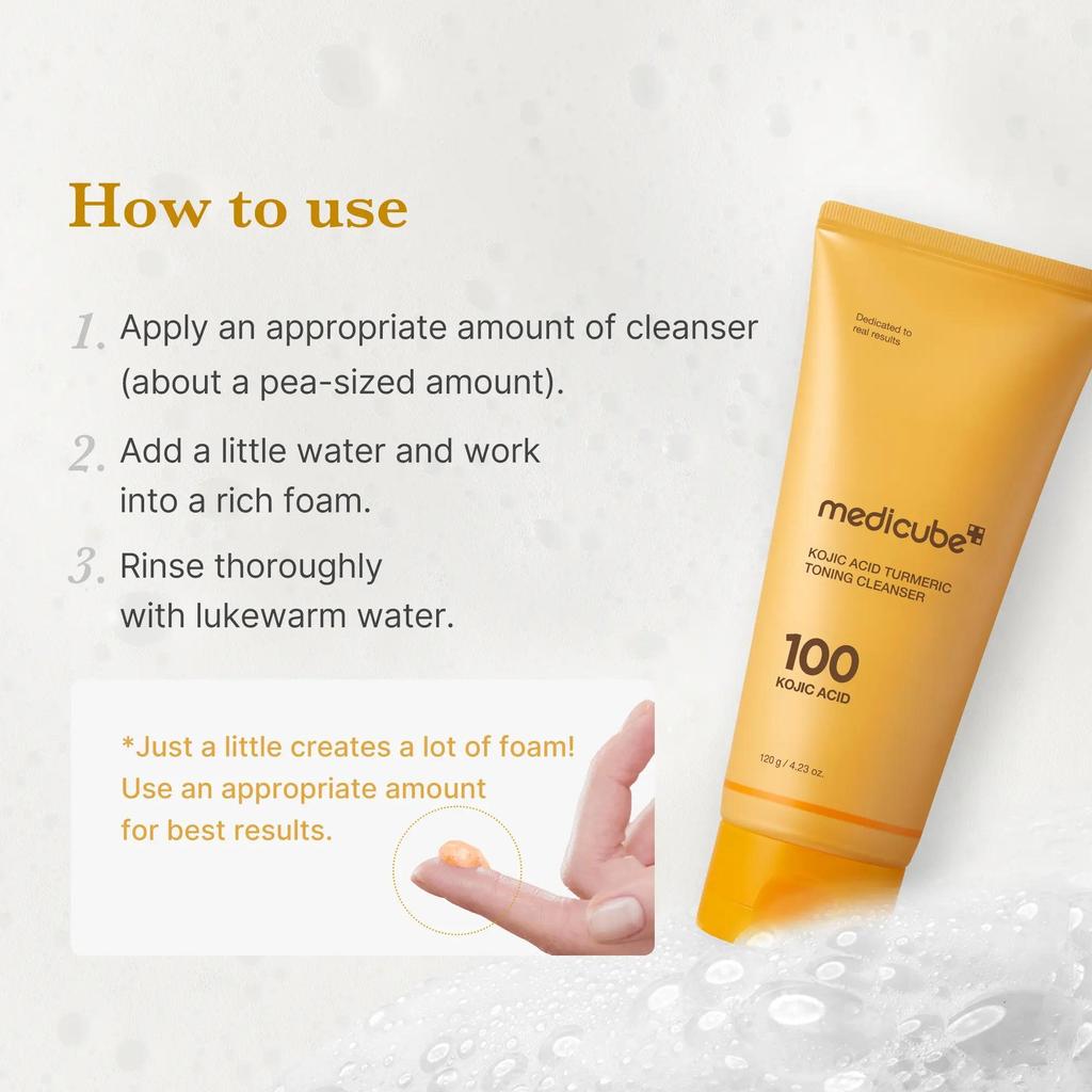 [medicube] Kojic Acid Turmeric Toning Cleanser