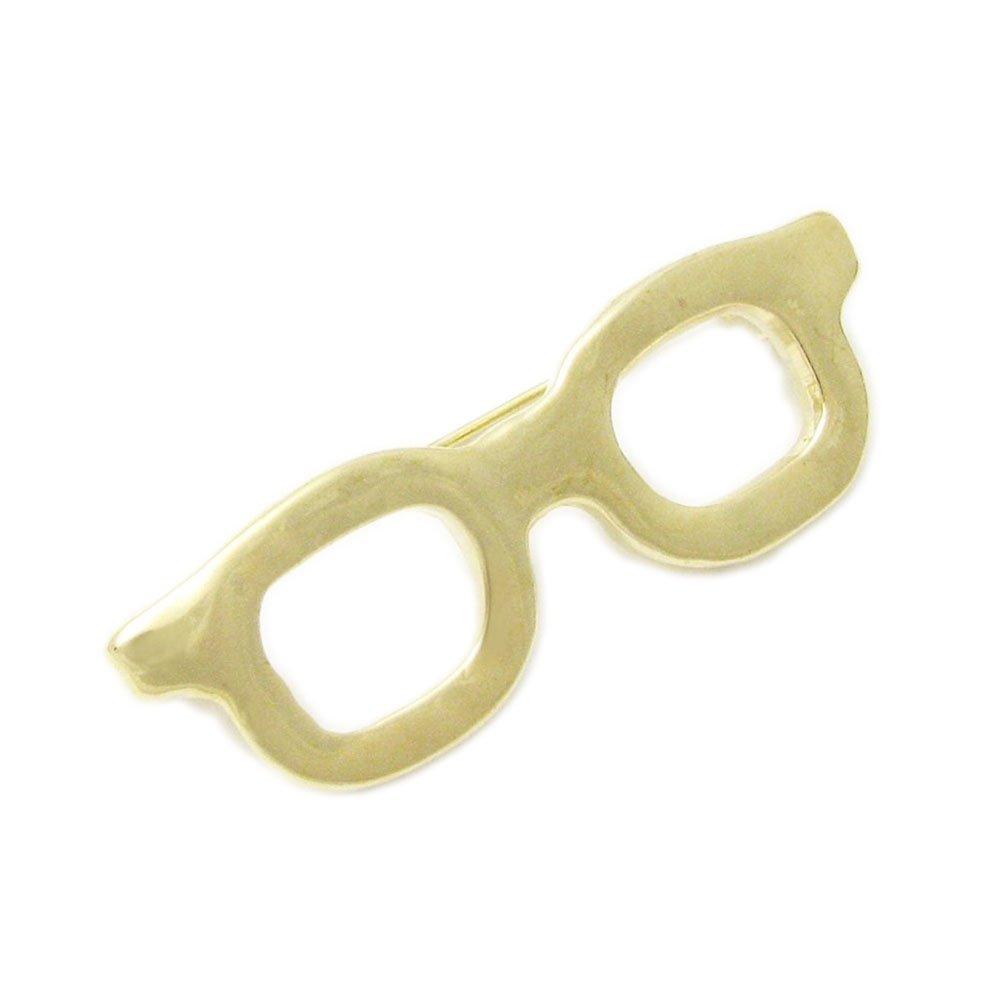 

Pin Brooch Glasses Eyeglasses Brooch KS36014 (Gold)